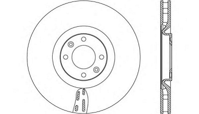 OPEN PARTS bdr263320 -  Тормозной диск
